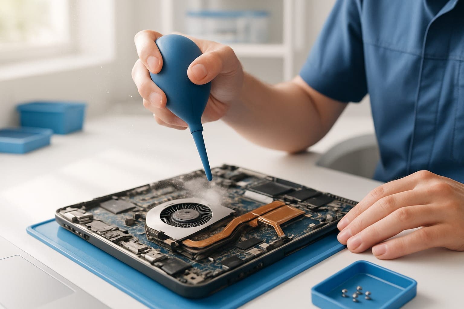 Xử lý laptop chậm, nóng máy
